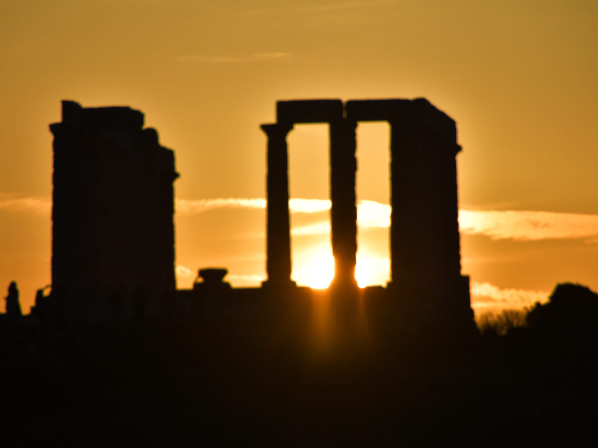 Sonnenuntergang Cap Sounio