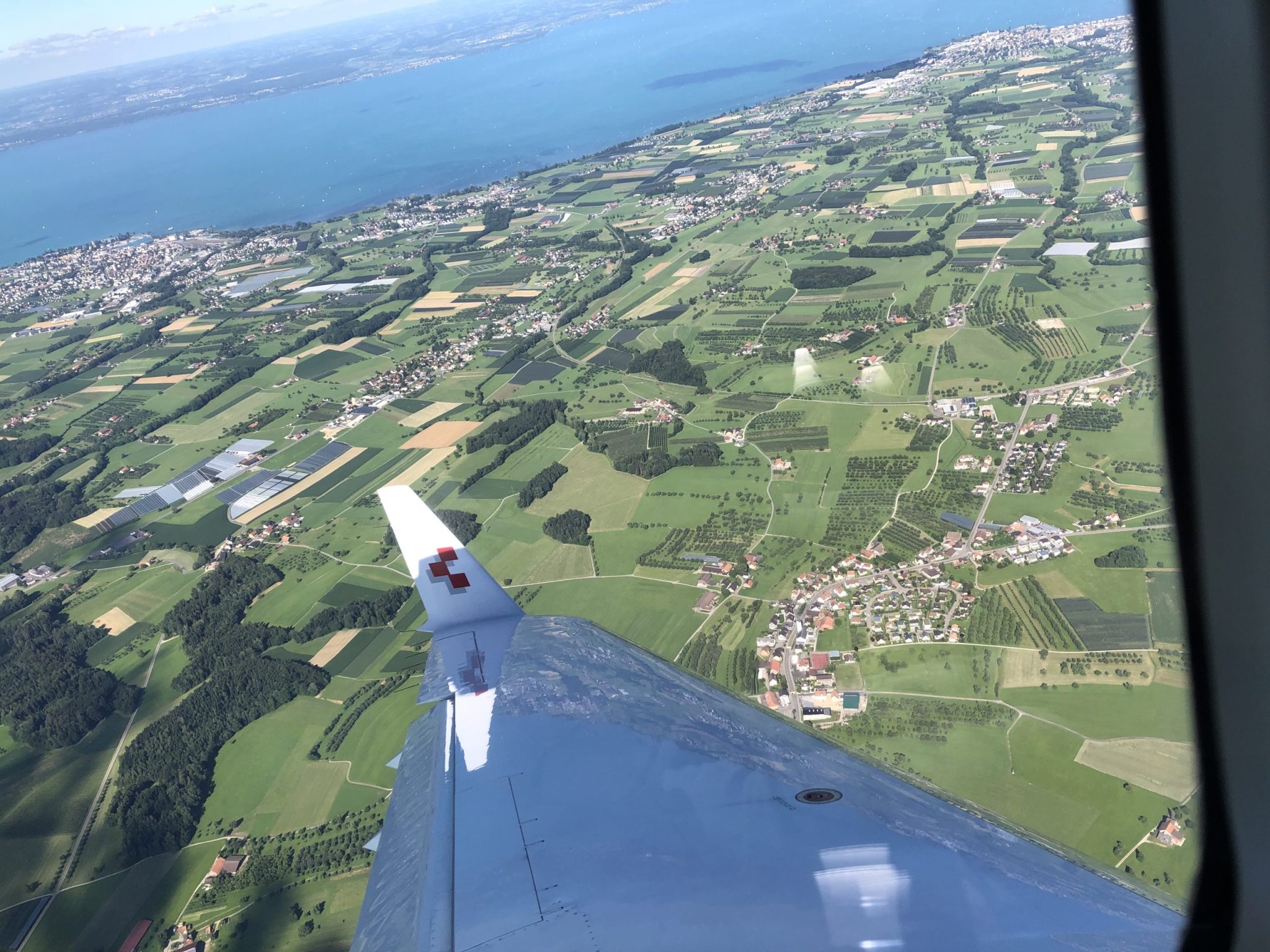 Im Landeanflug nach Altenrhein