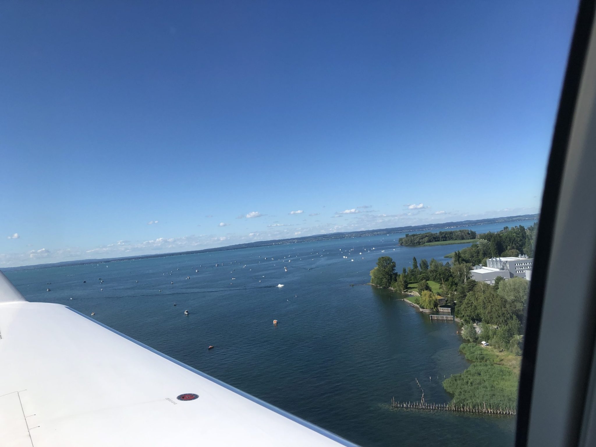Im Landeanflug nach Altenrhein