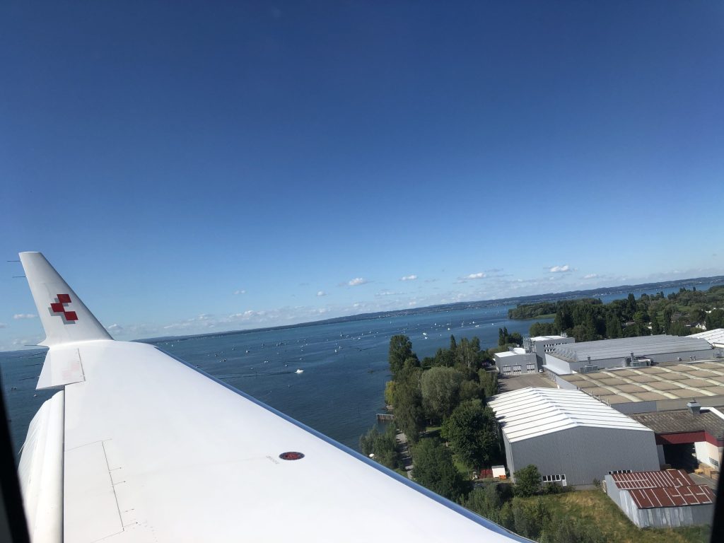 IMG_2859 Im Landeanflug nach Altenrhein kurz vor der Landung