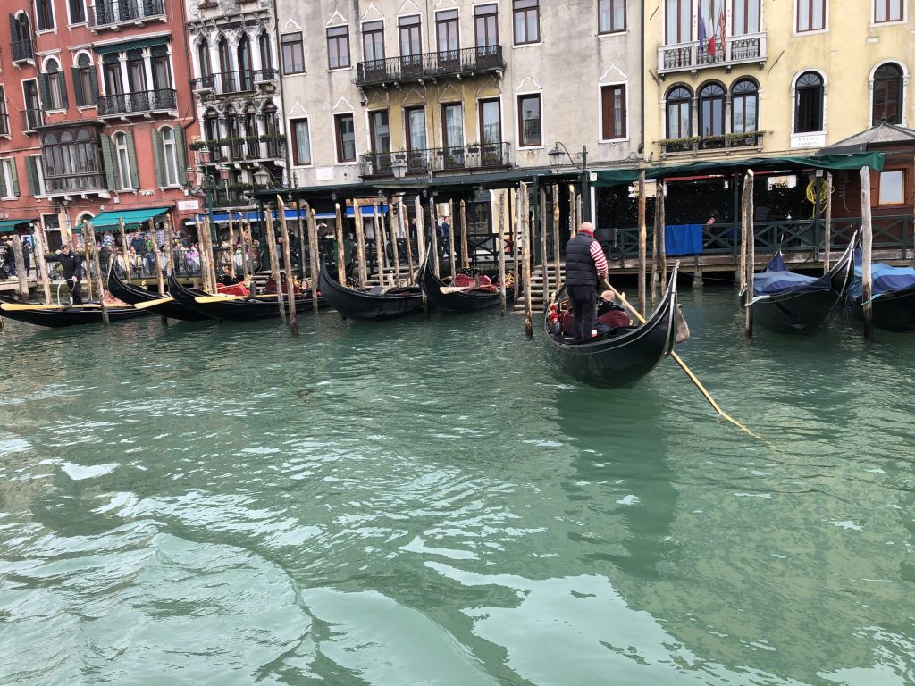 Gondolieri in Venedig